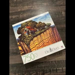 Big Ben 750 Piece Art Based Jigsaw Puzzle “Tectonic” Milton Bradley